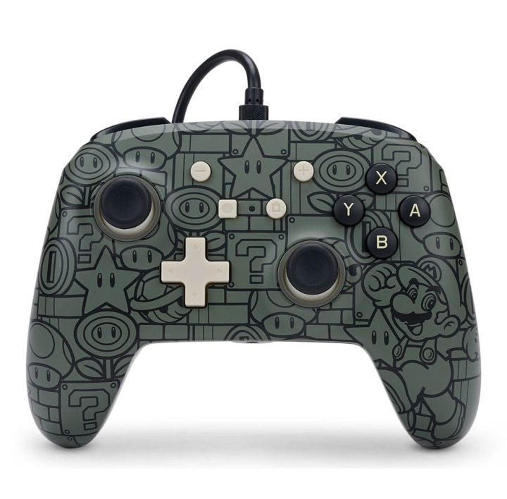 PowerA Parannettu langallinen ohjain Nintendo Switchille - Power-Up Mario ryhmässä KODINELEKTRONIIKKA / Pelikonsolit & Tarvikkeet / Nintendo Switch / Tarvikkeet @ TP E-commerce Nordic AB (C85487)