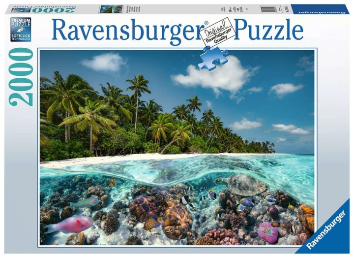 Ravensburger Sukellus Malediiveilla 2000p - (10217441) ryhmässä URHEILU, VAPAA-AIKA JA HARRASTUS / Harrastus / Palapeli @ TP E-commerce Nordic AB (C85669)