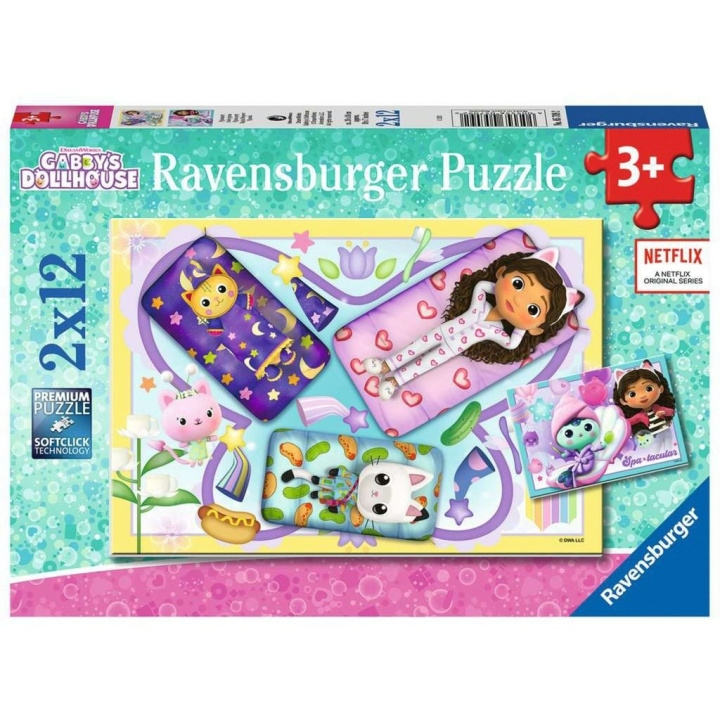 Ravensburger Gabbyn nukkekoti 2x12p - (10105709) ryhmässä LELUT, TUOTTEET LAPSILLE JA VAUVOILLE / Leikkikalut, Askartelu &Pelit / Lasten palapeli @ TP E-commerce Nordic AB (C85704)