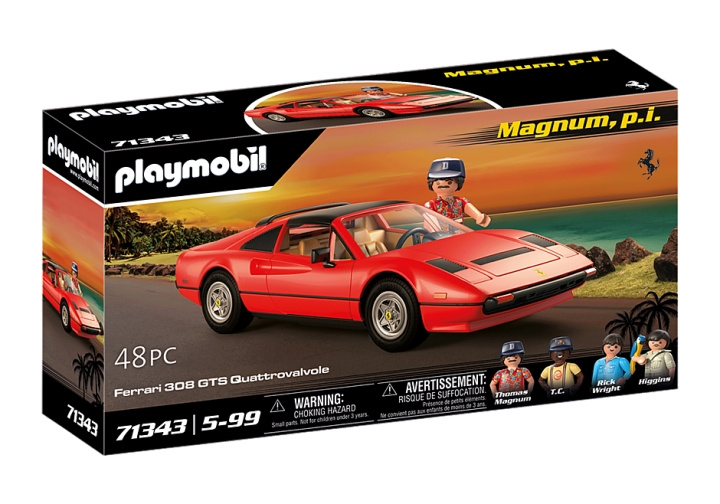 Playmobil Magnum, p.i. Ferrari 308 GTS Quattrovalvole (71343) ryhmässä LELUT, TUOTTEET LAPSILLE JA VAUVOILLE / Leikkikalut, Askartelu &Pelit / Lelusarja @ TP E-commerce Nordic AB (C85739)