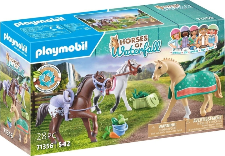 Playmobil Kolme hevosta satuloiden kanssa (71356) ryhmässä LELUT, TUOTTEET LAPSILLE JA VAUVOILLE / Leikkikalut, Askartelu &Pelit / Lelusarja @ TP E-commerce Nordic AB (C85740)