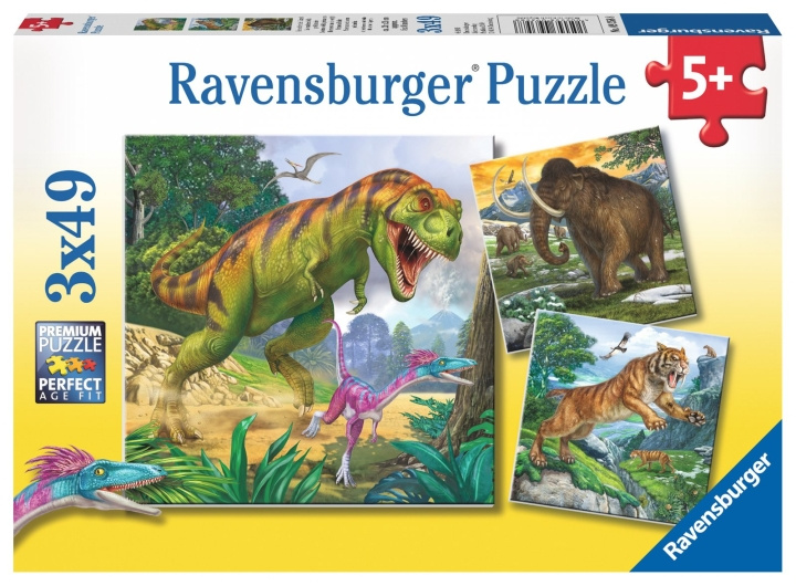 Ravensburger Primeval Ruler 3x49p - 09358 ryhmässä LELUT, TUOTTEET LAPSILLE JA VAUVOILLE / Leikkikalut, Askartelu &Pelit / Lasten palapeli @ TP E-commerce Nordic AB (C85777)