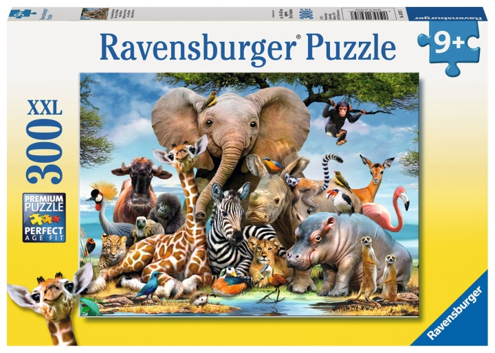 Ravensburger Afrikan ystävät 300p - 13075 ryhmässä LELUT, TUOTTEET LAPSILLE JA VAUVOILLE / Leikkikalut, Askartelu &Pelit / Lasten palapeli @ TP E-commerce Nordic AB (C85779)