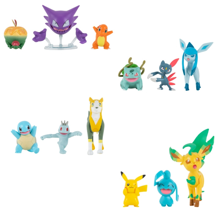 Pokémon Taisteluhahmo - 3 PK (95155_10) ryhmässä LELUT, TUOTTEET LAPSILLE JA VAUVOILLE / Leikkikalut, Askartelu &Pelit / Figuurit, miniatyyrit ja tarvikkeet @ TP E-commerce Nordic AB (C85807)