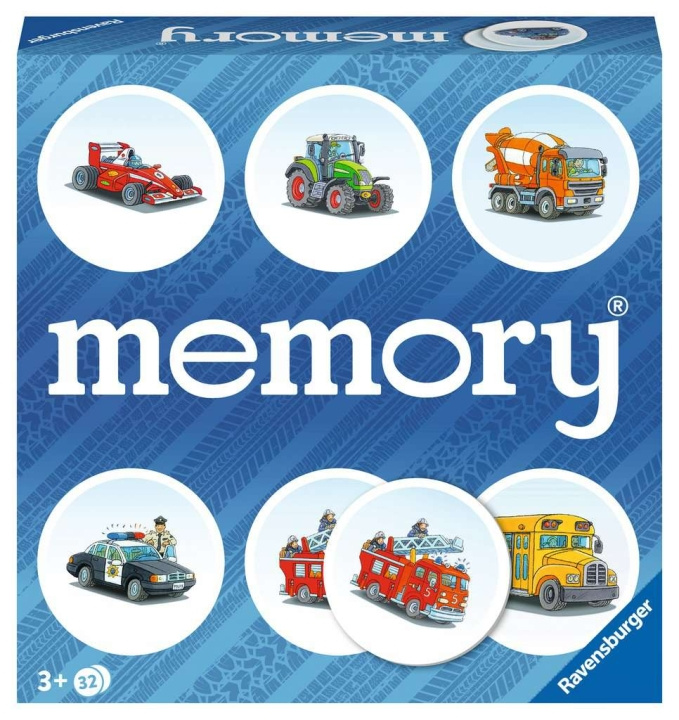 Ravensburger Vehicles memory® ( 10622378 ) ryhmässä LELUT, TUOTTEET LAPSILLE JA VAUVOILLE / Peli / Lautapelit @ TP E-commerce Nordic AB (C85908)