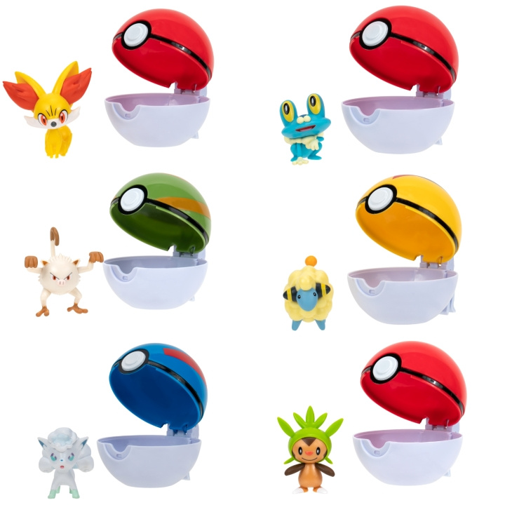 Pokémon Clip N Go (95057-14) ryhmässä LELUT, TUOTTEET LAPSILLE JA VAUVOILLE / Leikkikalut, Askartelu &Pelit / Figuurit, miniatyyrit ja tarvikkeet @ TP E-commerce Nordic AB (C85927)