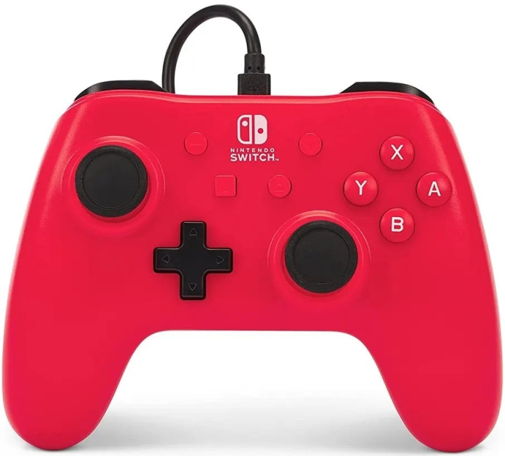 Powera langallinen ohjain vadelma punainen ryhmässä KODINELEKTRONIIKKA / Pelikonsolit & Tarvikkeet / Nintendo Switch / Tarvikkeet @ TP E-commerce Nordic AB (C85930)