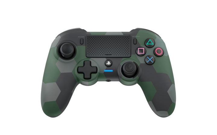 NACON Langaton Dualshock 4 V2 -ohjain Asymmetric Camo Vihreä (PS4) ryhmässä KODINELEKTRONIIKKA / Pelikonsolit & Tarvikkeet / Sony PlayStation 4 / Tarvikkeet @ TP E-commerce Nordic AB (C85984)