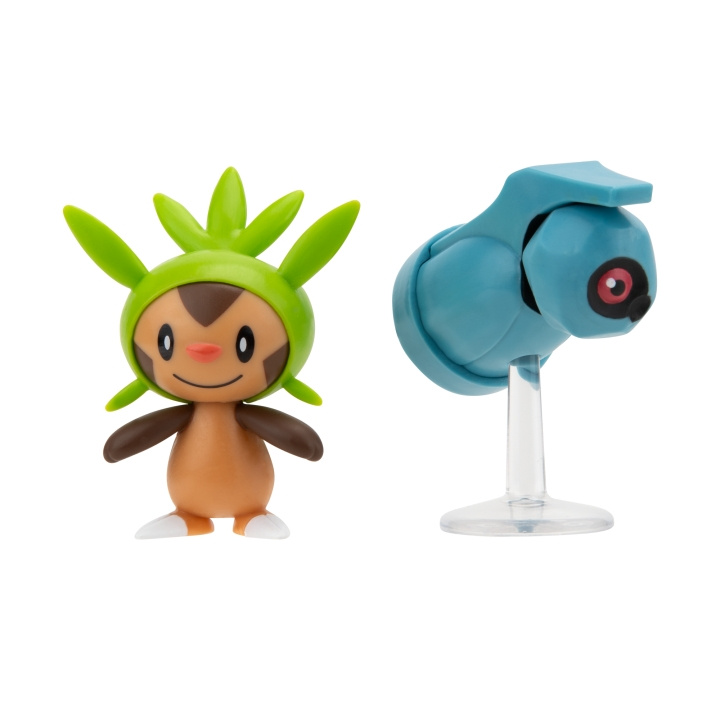Pokémon Taisteluhahmo - Chespin & Beldum (PKW3014) ryhmässä LELUT, TUOTTEET LAPSILLE JA VAUVOILLE / Leikkikalut, Askartelu &Pelit / Figuurit, miniatyyrit ja tarvikkeet @ TP E-commerce Nordic AB (C85993)