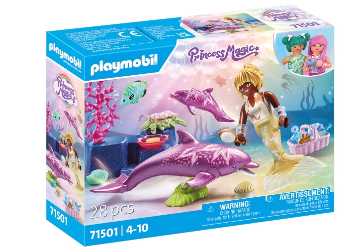 Playmobil Merenneito ja delfiinit (71501) ryhmässä LELUT, TUOTTEET LAPSILLE JA VAUVOILLE / Leikkikalut, Askartelu &Pelit / Lelusarja @ TP E-commerce Nordic AB (C86031)