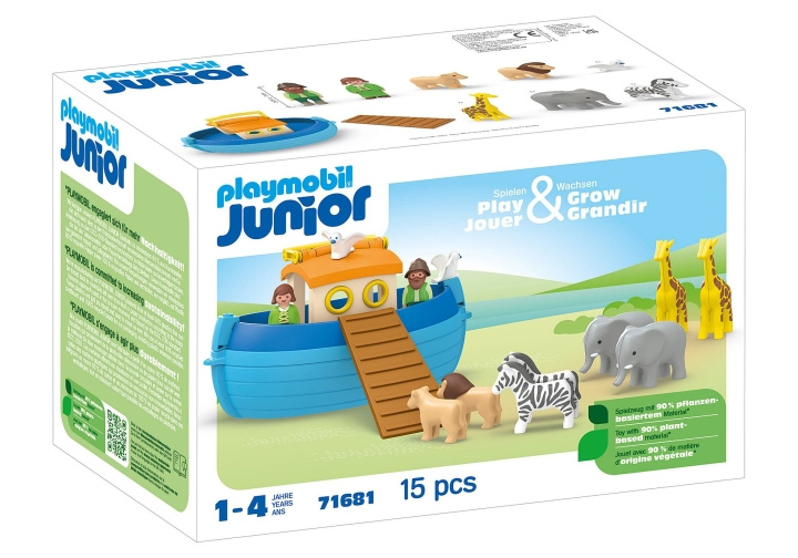 Playmobil JUNIOR: Nooan arkki (71681) ryhmässä LELUT, TUOTTEET LAPSILLE JA VAUVOILLE / Leikkikalut, Askartelu &Pelit / Lelusarja @ TP E-commerce Nordic AB (C86046)