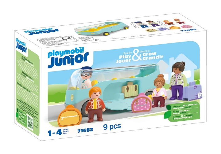 Playmobil JUNIOR: Airport Shuttle Bus (71682) ryhmässä LELUT, TUOTTEET LAPSILLE JA VAUVOILLE / Leikkikalut, Askartelu &Pelit / Lelusarja @ TP E-commerce Nordic AB (C86047)