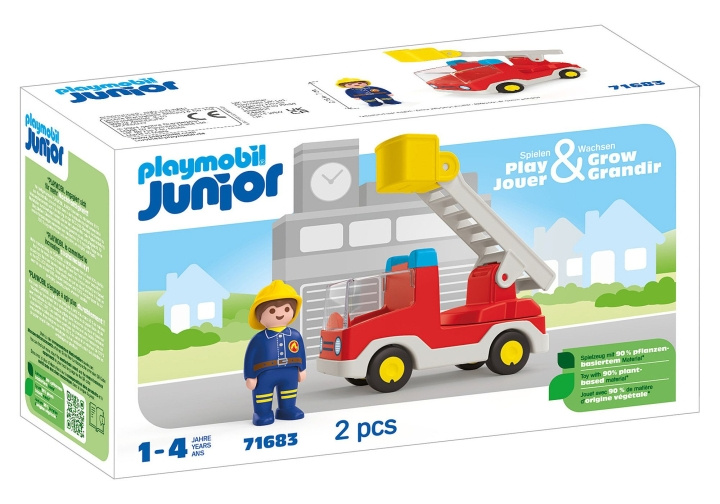 Playmobil JUNIOR: Tikasyksikkö paloauto (71683) ryhmässä LELUT, TUOTTEET LAPSILLE JA VAUVOILLE / Leikkikalut, Askartelu &Pelit / Lelusarja @ TP E-commerce Nordic AB (C86048)