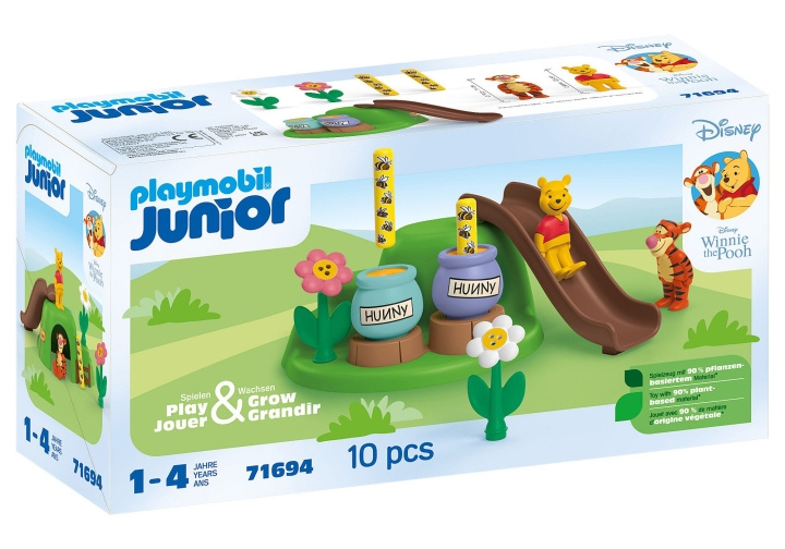 Playmobil JUNIOR & Disney: Nalle Puhin ja Tiikerin mehiläispuutarha (71694) ryhmässä LELUT, TUOTTEET LAPSILLE JA VAUVOILLE / Leikkikalut, Askartelu &Pelit / Lelusarja @ TP E-commerce Nordic AB (C86058)