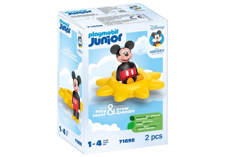 Playmobil JUNIOR & Disney: Mikki Hiiren pyörivä aurinko, jossa on helistin (71698) ryhmässä LELUT, TUOTTEET LAPSILLE JA VAUVOILLE / Leikkikalut, Askartelu &Pelit / Lelusarja @ TP E-commerce Nordic AB (C86062)