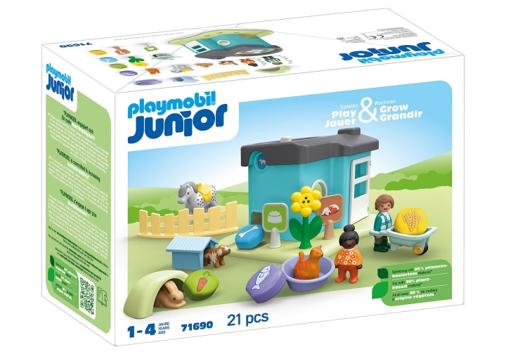 Playmobil Junior: Eläinkoti herkkuannostelijalla (71690) ryhmässä LELUT, TUOTTEET LAPSILLE JA VAUVOILLE / Leikkikalut, Askartelu &Pelit / Lelusarja @ TP E-commerce Nordic AB (C86063)