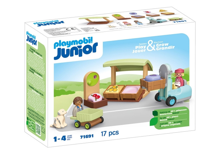 Playmobil Junior: Luomutori ja haarukkatrukki (71691) ryhmässä LELUT, TUOTTEET LAPSILLE JA VAUVOILLE / Leikkikalut, Askartelu &Pelit / Lelusarja @ TP E-commerce Nordic AB (C86064)