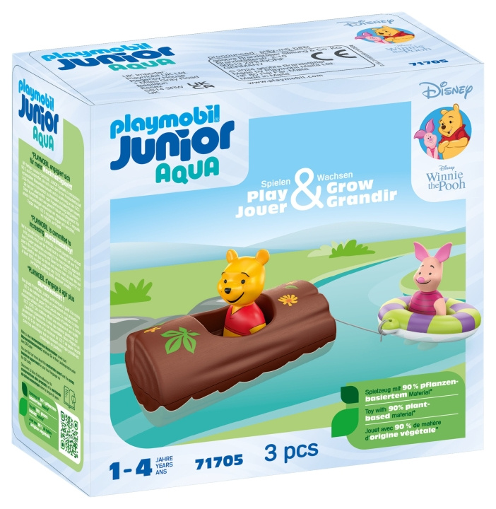 Playmobil JUNIOR & Disney: Winnie\'s & Piglet\'s Water Adventure (71705) (71705) ryhmässä LELUT, TUOTTEET LAPSILLE JA VAUVOILLE / Leikkikalut, Askartelu &Pelit / Lelusarja @ TP E-commerce Nordic AB (C86066)