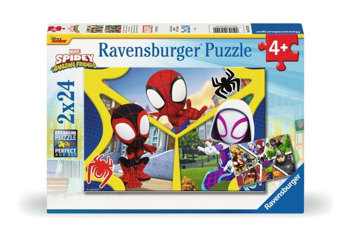 Ravensburger Puzzle Spidey ja uskomattomat ystävät 2x24p ryhmässä LELUT, TUOTTEET LAPSILLE JA VAUVOILLE / Leikkikalut, Askartelu &Pelit / Lasten palapeli @ TP E-commerce Nordic AB (C86087)