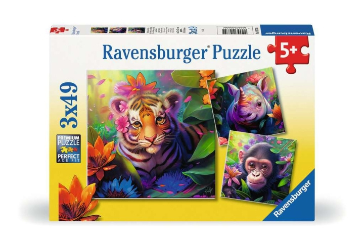 Ravensburger Palapeli Viidakon vauvat 3x49p ryhmässä LELUT, TUOTTEET LAPSILLE JA VAUVOILLE / Leikkikalut, Askartelu &Pelit / Lasten palapeli @ TP E-commerce Nordic AB (C86090)