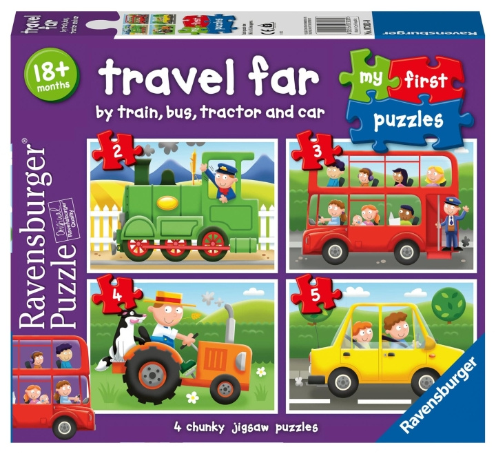 Ravensburger Matka kaukana Ensimmäinen palapelini 2/3/4/5p ryhmässä LELUT, TUOTTEET LAPSILLE JA VAUVOILLE / Leikkikalut, Askartelu &Pelit / Lasten palapeli @ TP E-commerce Nordic AB (C86091)