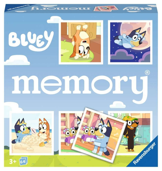 Ravensburger Bluey memory® ryhmässä LELUT, TUOTTEET LAPSILLE JA VAUVOILLE / Peli / Lautapelit @ TP E-commerce Nordic AB (C86121)