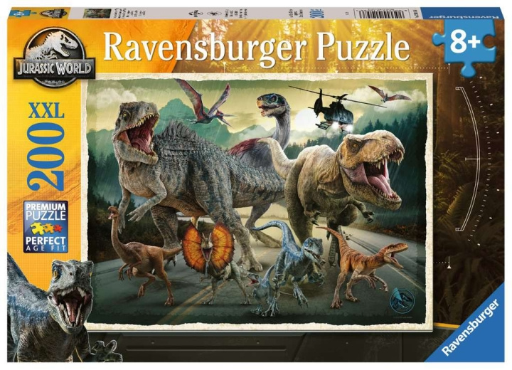 Ravensburger Puzzle Jurassic World 200p ryhmässä LELUT, TUOTTEET LAPSILLE JA VAUVOILLE / Leikkikalut, Askartelu &Pelit / Lasten palapeli @ TP E-commerce Nordic AB (C86151)
