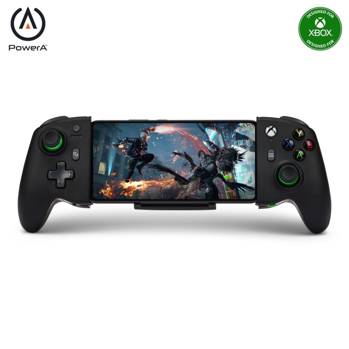PowerA MOGA XP7-X Plus Bluetooth-ohjain moniformaattiselle ja yleismaailmalliselle laitteelle Musta/harmaa ryhmässä KODINELEKTRONIIKKA / Pelikonsolit & Tarvikkeet / Xbox Series X / Tarvikkeet @ TP E-commerce Nordic AB (C86184)
