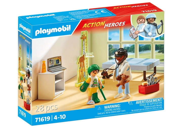 Playmobil Lastenlääkäri nallen kanssa (71619) ryhmässä LELUT, TUOTTEET LAPSILLE JA VAUVOILLE / Leikkikalut, Askartelu &Pelit / Lelusarja @ TP E-commerce Nordic AB (C86257)
