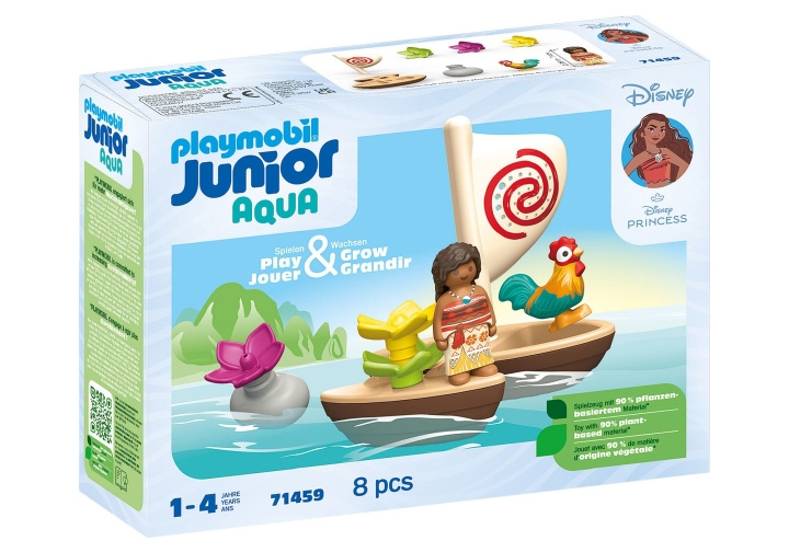 Playmobil JUNIOR & Disney: Moanan purjevene (71459) ryhmässä LELUT, TUOTTEET LAPSILLE JA VAUVOILLE / Leikkikalut, Askartelu &Pelit / Lelusarja @ TP E-commerce Nordic AB (C86266)