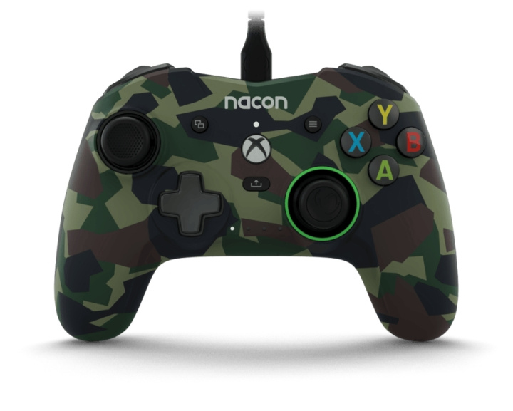 NACON Pro Compact langallinen ohjain Camo Green /Xbox Series X:lle ryhmässä KODINELEKTRONIIKKA / Pelikonsolit & Tarvikkeet / Xbox Series X / Tarvikkeet @ TP E-commerce Nordic AB (C86337)