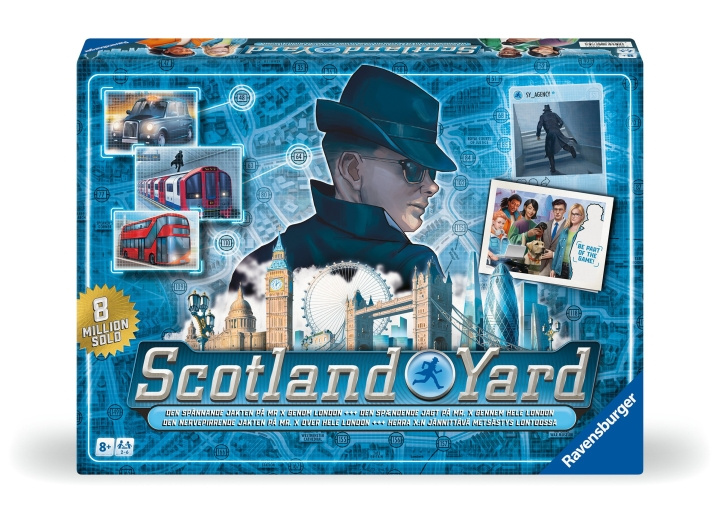 Ravensburger Scotland Yard (Nordisk) - 10822675 ryhmässä LELUT, TUOTTEET LAPSILLE JA VAUVOILLE / Peli / Lautapelit @ TP E-commerce Nordic AB (C86351)