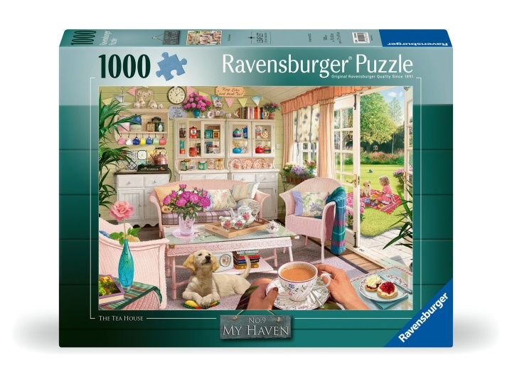 Ravensburger Palapeli The Tea Shed 1000p (12000164) ryhmässä URHEILU, VAPAA-AIKA JA HARRASTUS / Harrastus / Palapeli @ TP E-commerce Nordic AB (C86402)