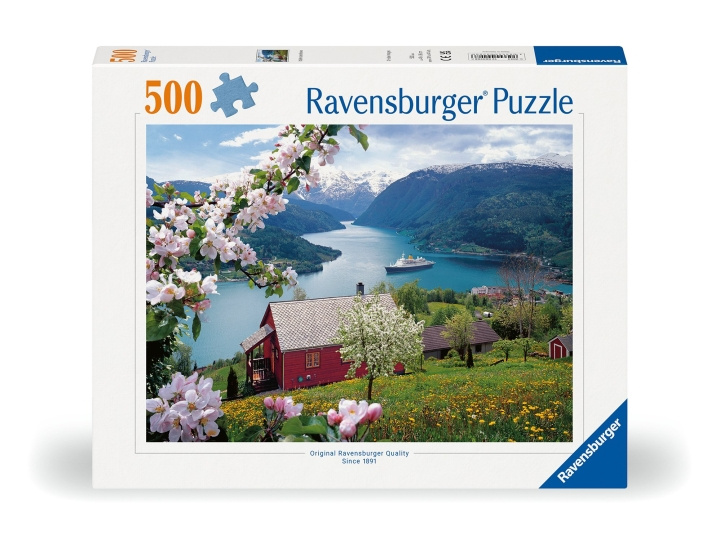 Ravensburger Palapeli Skandinaavinen maisema 500p (12000208) ryhmässä URHEILU, VAPAA-AIKA JA HARRASTUS / Harrastus / Palapeli @ TP E-commerce Nordic AB (C86411)