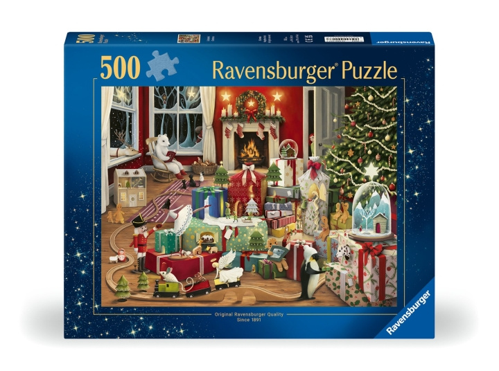 Ravensburger Puzzle Lumottu joulu 500p (12000227) ryhmässä URHEILU, VAPAA-AIKA JA HARRASTUS / Harrastus / Palapeli @ TP E-commerce Nordic AB (C86417)