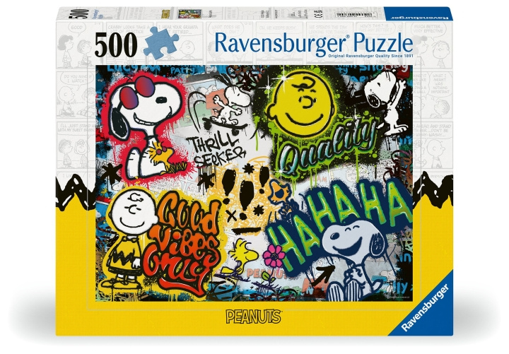 Ravensburger Puzzle Snoopy ja ystävät 500p (12000389) ryhmässä URHEILU, VAPAA-AIKA JA HARRASTUS / Harrastus / Palapeli @ TP E-commerce Nordic AB (C86453)