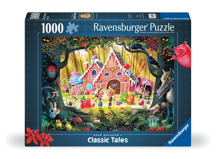 Ravensburger Palapeli Hansel and Gretel Beware 1000p (12000415) ryhmässä URHEILU, VAPAA-AIKA JA HARRASTUS / Harrastus / Palapeli @ TP E-commerce Nordic AB (C86454)