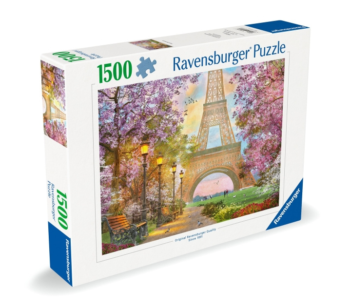 Ravensburger Puzzle Paris Romance 1500p (12000694) ryhmässä URHEILU, VAPAA-AIKA JA HARRASTUS / Harrastus / Palapeli @ TP E-commerce Nordic AB (C86470)