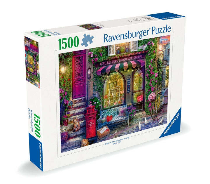 Ravensburger Puzzle Love Letters Suklaapuoti 1500p (12000737) ryhmässä URHEILU, VAPAA-AIKA JA HARRASTUS / Harrastus / Palapeli @ TP E-commerce Nordic AB (C86478)