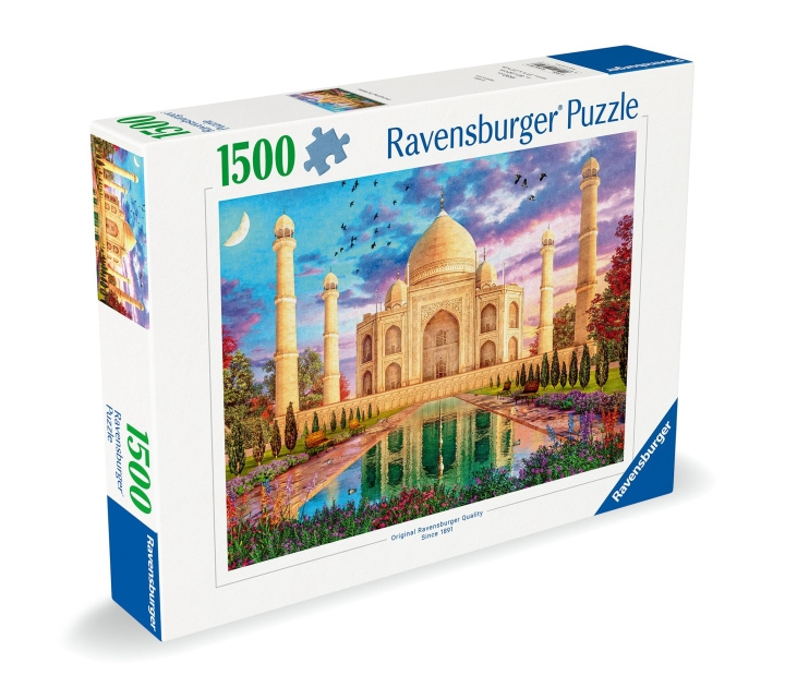Ravensburger Puzzle Taj Mahal 1500p (12000741) ryhmässä URHEILU, VAPAA-AIKA JA HARRASTUS / Harrastus / Palapeli @ TP E-commerce Nordic AB (C86483)