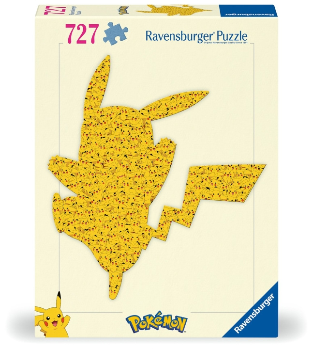 Ravensburger Palapeli Pokémon Shaped Pikachu 727p (12001212) ryhmässä URHEILU, VAPAA-AIKA JA HARRASTUS / Harrastus / Palapeli @ TP E-commerce Nordic AB (C86564)
