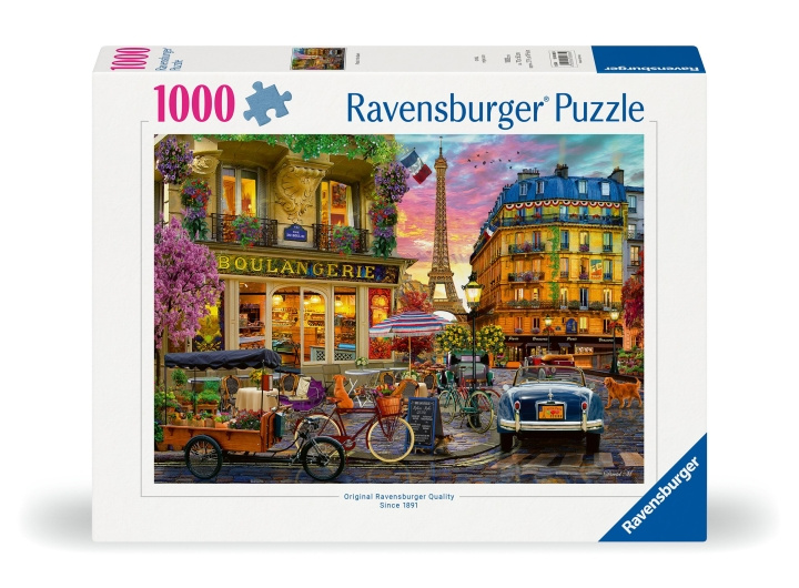 Ravensburger Puzzle Paris At Dawn 1000p (12000885) ryhmässä URHEILU, VAPAA-AIKA JA HARRASTUS / Harrastus / Palapeli @ TP E-commerce Nordic AB (C86589)