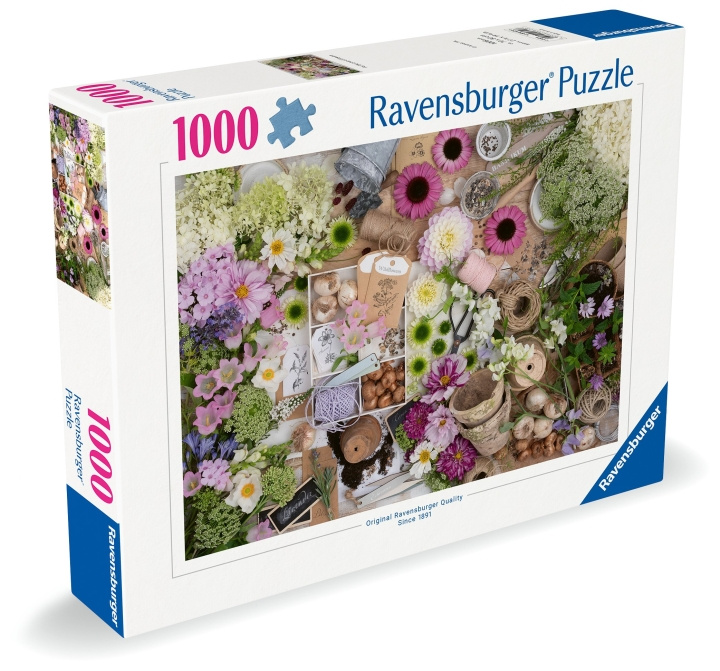 Ravensburger Puzzle Magnificent Flower Love 1000p (12000620) ryhmässä URHEILU, VAPAA-AIKA JA HARRASTUS / Harrastus / Palapeli @ TP E-commerce Nordic AB (C86601)