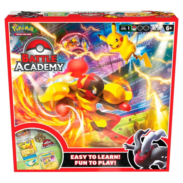 Pokémon Taisteluakatemia 2024 (POK85596) ryhmässä LELUT, TUOTTEET LAPSILLE JA VAUVOILLE / Peli / Korttipeli @ TP E-commerce Nordic AB (C86608)