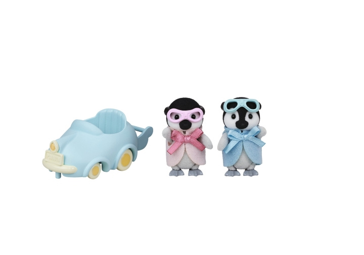 Sylvanian Families Pingviinivauvojen ajelu ja leikki (5695) ryhmässä LELUT, TUOTTEET LAPSILLE JA VAUVOILLE / Leikkikalut, Askartelu &Pelit / Figuurit, miniatyyrit ja tarvikkeet @ TP E-commerce Nordic AB (C86650)