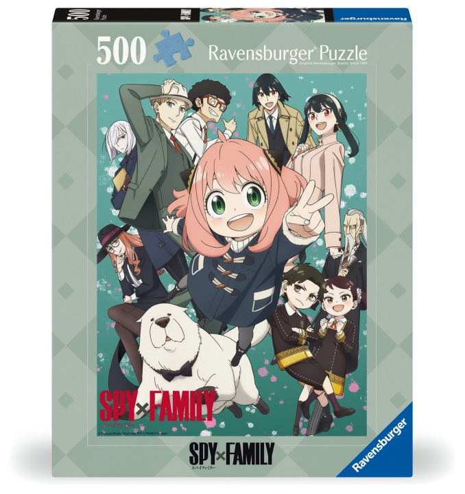 Ravensburger Puzzle Spy X Family 500p (12001198) ryhmässä LELUT, TUOTTEET LAPSILLE JA VAUVOILLE / Leikkikalut, Askartelu &Pelit / Lasten palapeli @ TP E-commerce Nordic AB (C86652)