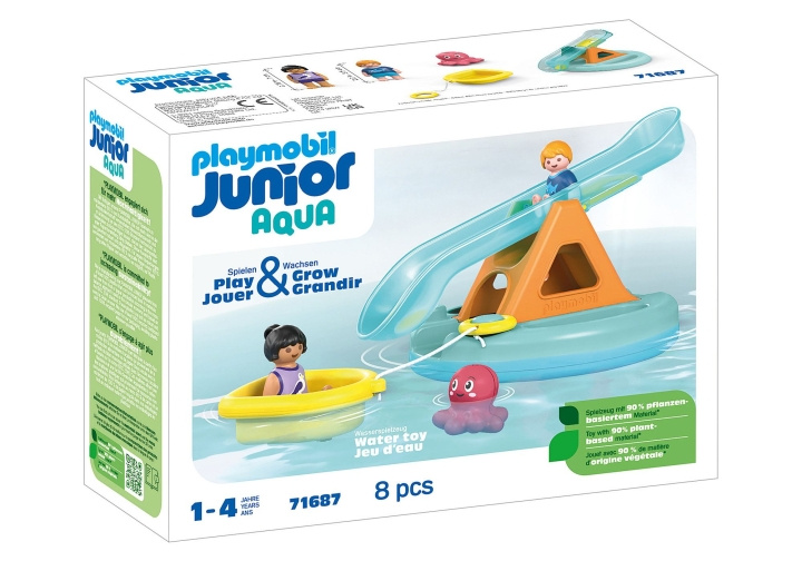 Playmobil JUNIOR AQUA: Vesipyörä ja vene (71687) ryhmässä LELUT, TUOTTEET LAPSILLE JA VAUVOILLE / Ulkoleut / Kylpylelut @ TP E-commerce Nordic AB (C86722)