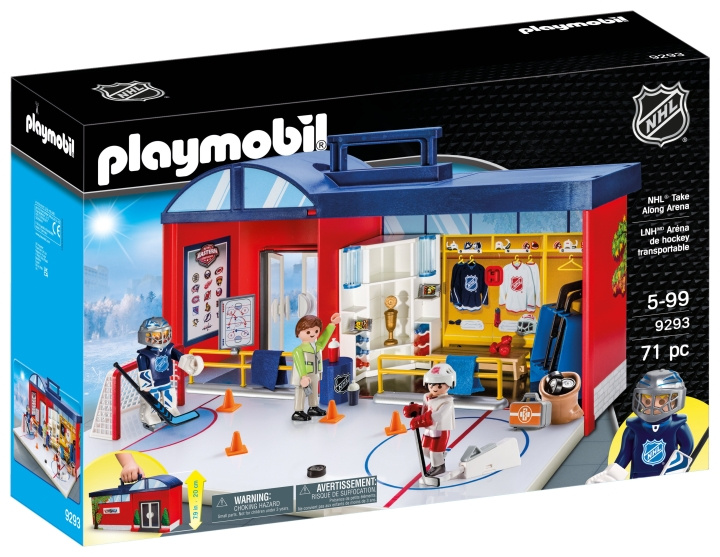Playmobil NHL Take Along Arena (9293) ryhmässä LELUT, TUOTTEET LAPSILLE JA VAUVOILLE / Leikkikalut, Askartelu &Pelit / Lelusarja @ TP E-commerce Nordic AB (C86799)