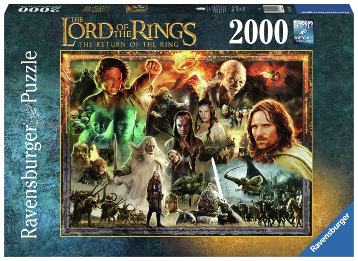 Ravensburger Taru sormusten herrasta Kuninkaan paluu 2000p - (10217293) ryhmässä URHEILU, VAPAA-AIKA JA HARRASTUS / Harrastus / Palapeli @ TP E-commerce Nordic AB (C86803)