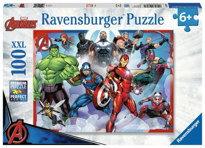 Ravensburger Marvel Avengers Assemble XXL-palapeli - 100 palaa (10110808) ryhmässä LELUT, TUOTTEET LAPSILLE JA VAUVOILLE / Leikkikalut, Askartelu &Pelit / Lasten palapeli @ TP E-commerce Nordic AB (C86807)